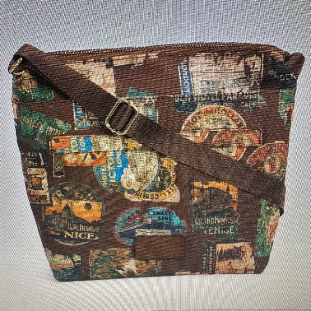 Patricia Nash Coated Fabric with Lesther Carmini Convertible Crossbody Bag